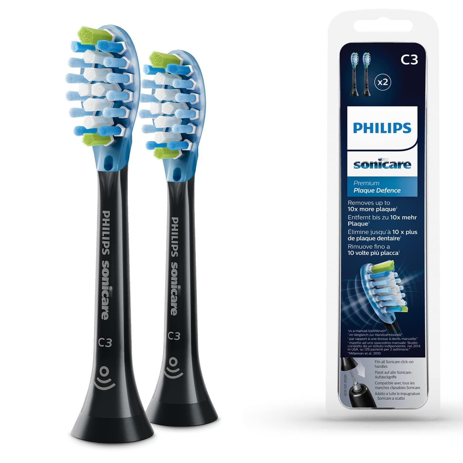 Philips 2-pack Standard sonic toothbrush heads