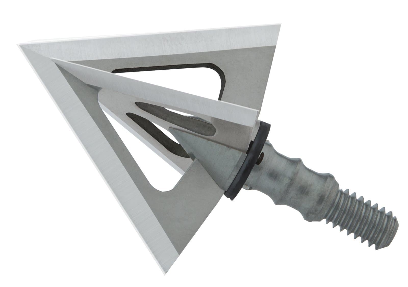 Muzzy Bowhunting Phantom SC Broadheads, 4 Blade, 1-1/8 Inch Cutting Diameter, 100 or 125 Grain, 3 Pack