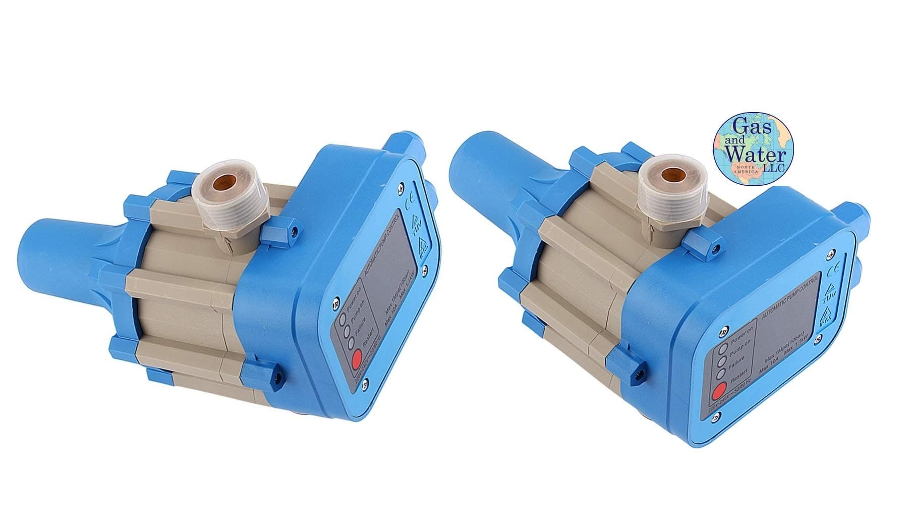 Lot of 2 Automatic Electronic Switch Control Water Pump Pressure Controller 110 or 220V (works for both)
