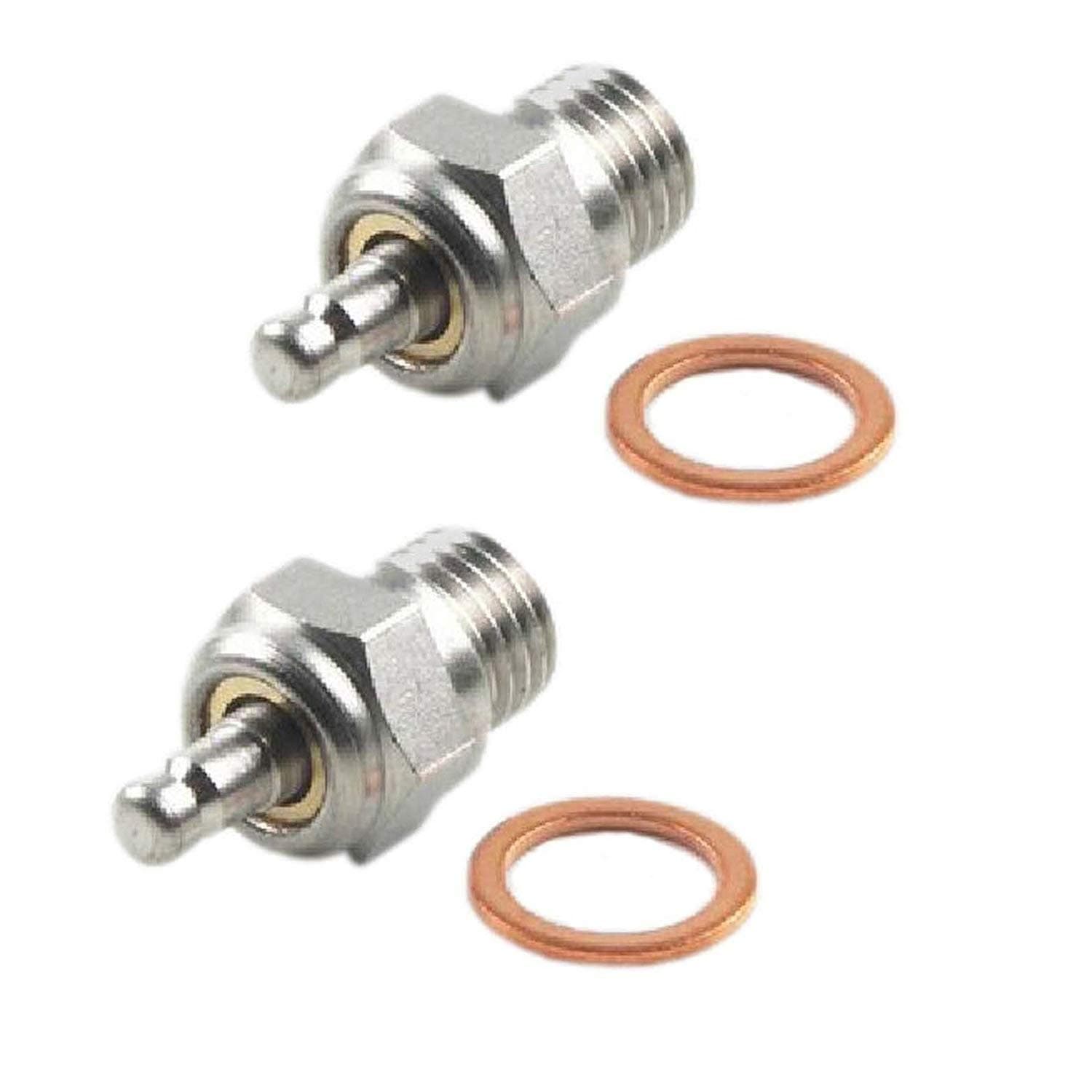 2PCS ShareGoo Glow Plug N4#4 NO.4 Medium Hot Spark 70117 Compatible with Traxxas Kyosho HSP HPI Redcat 1/8 1/10 RC Nitro Engines Car Truck Buggy