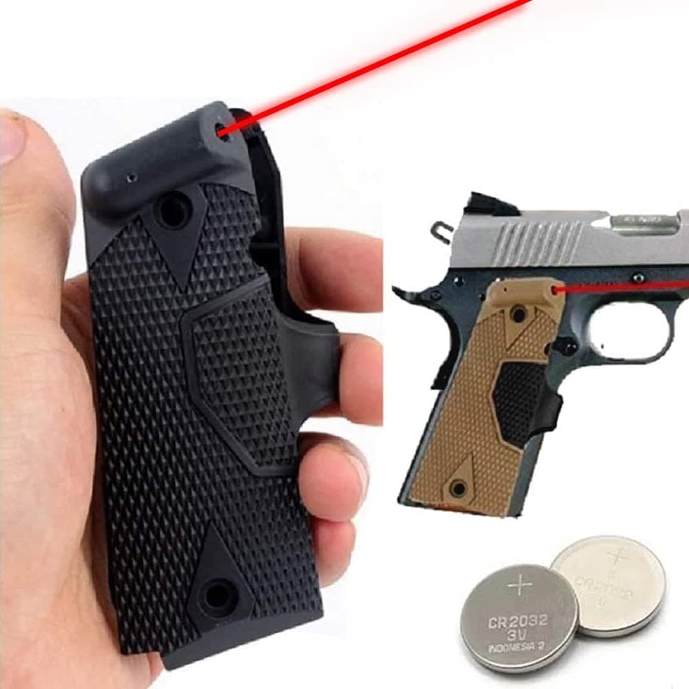 GOTICAL Red Dot Laser Grips Series for GBB 1911 Compact - Pack of 1 Piece Durable (Red Dot Laser Grips Series)