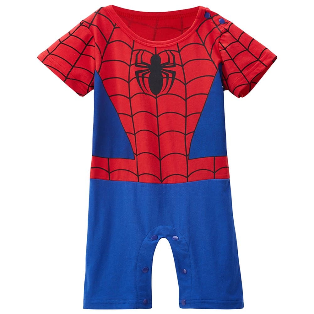 Spiderman-Inspired Infant Outfit (0-6 Months)