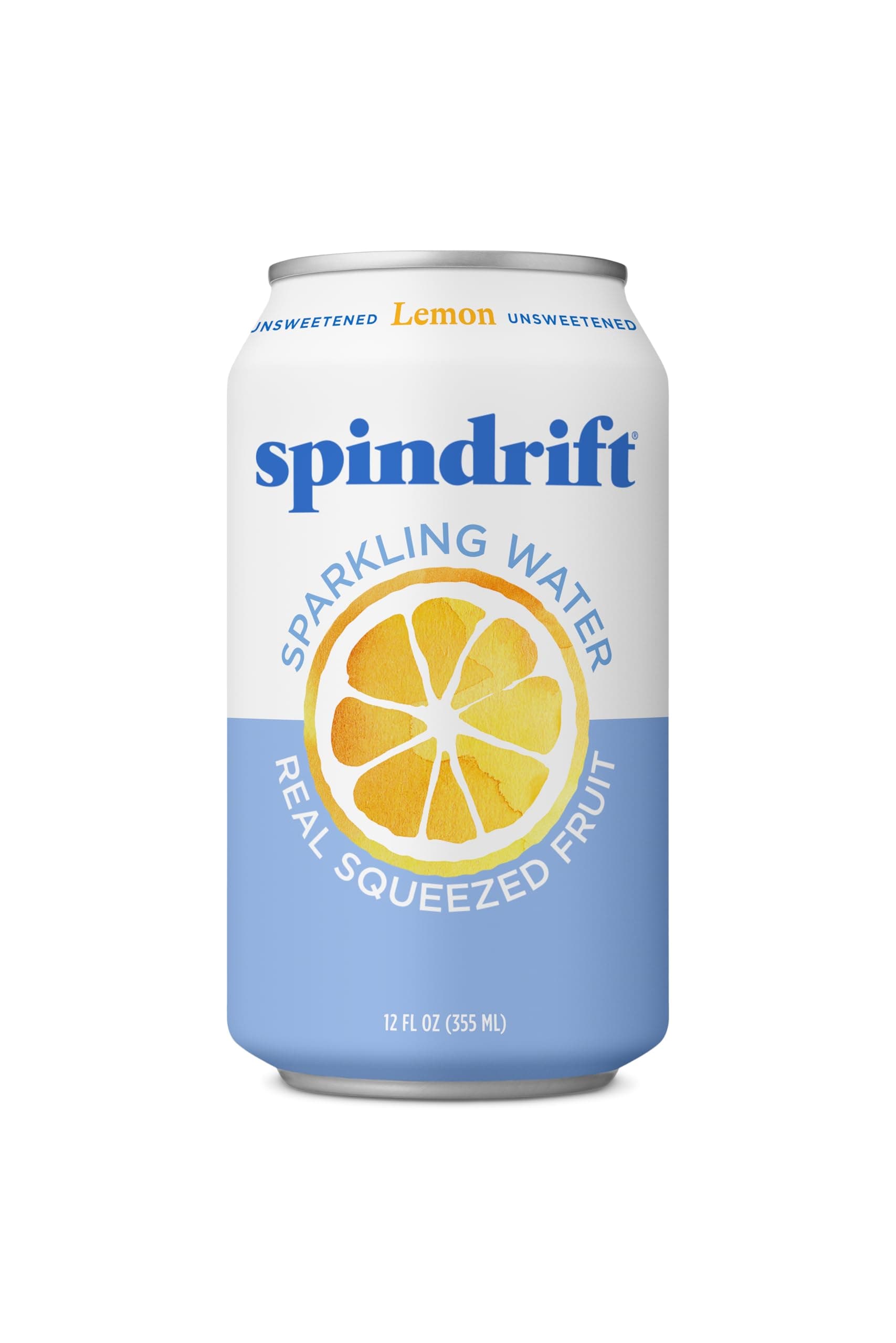 Spindrift Sparkling Water, Lemon, 12 fl oz