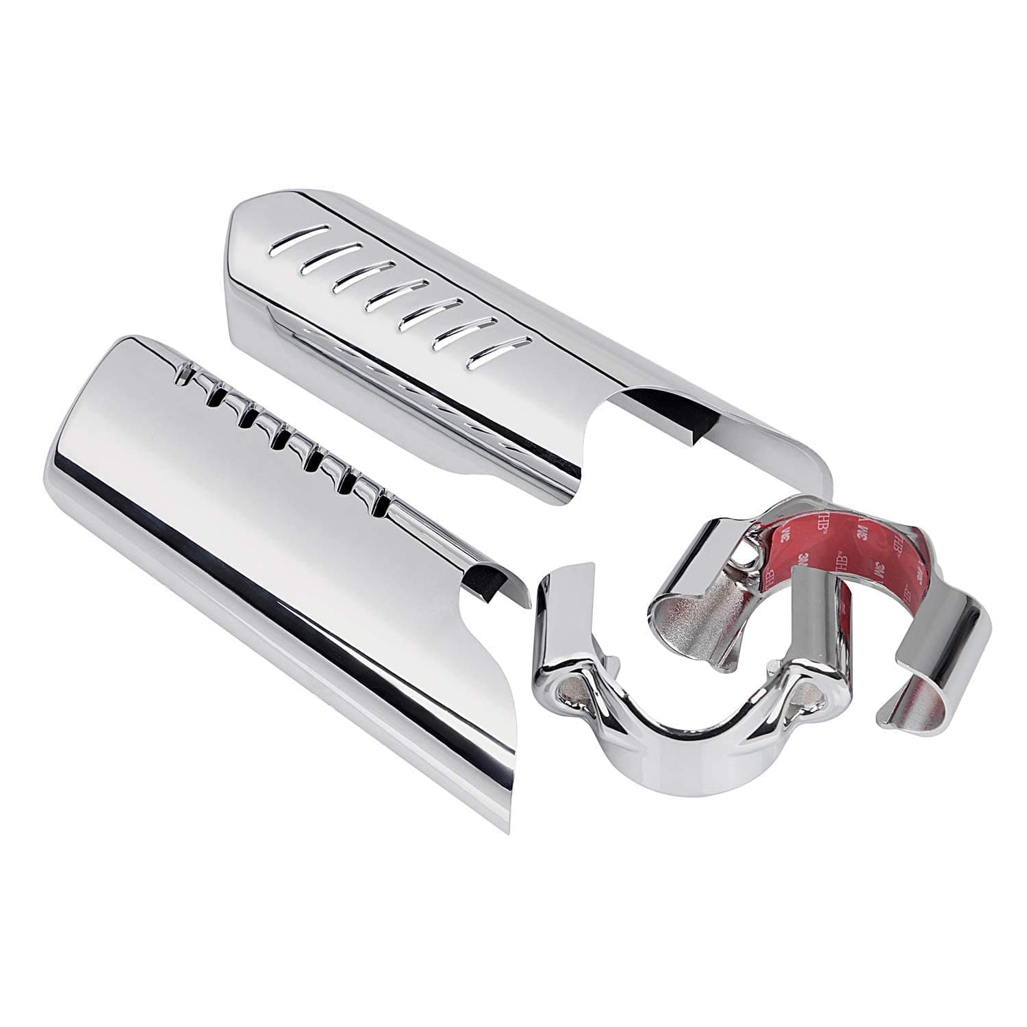 XMMT Chrome Lower Fork Leg Deflector Shield Guard Cover Kit For Harley Dyna 2006-2017 & Softail FXST FXSTB FXSTC 1991-2010