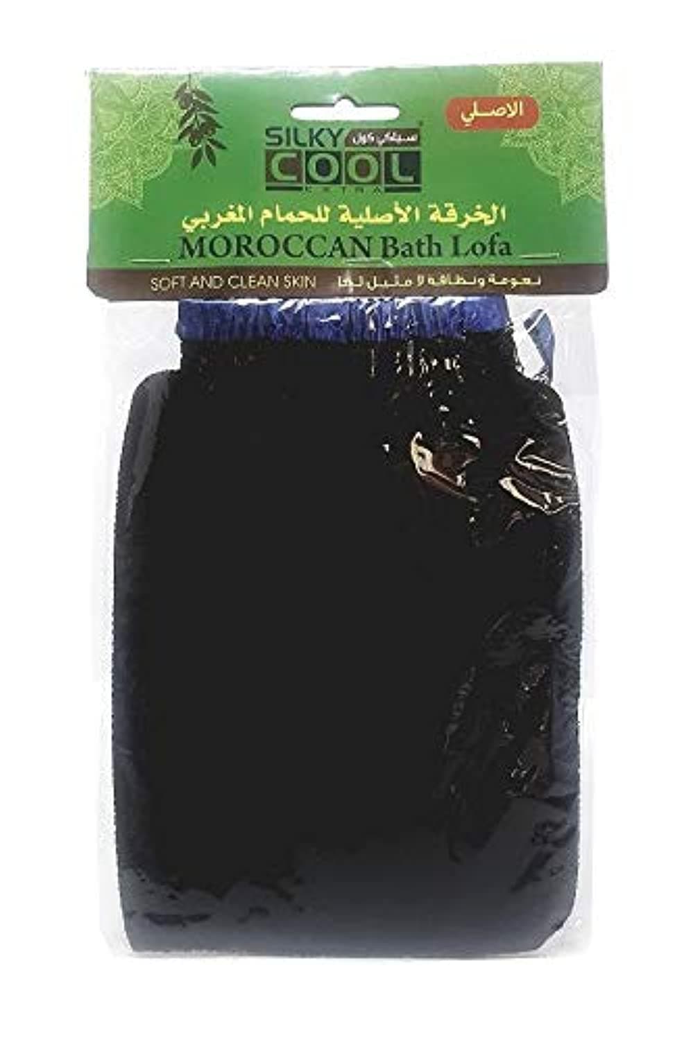 SILKY COOL Moroccan Loofah Bath Glove