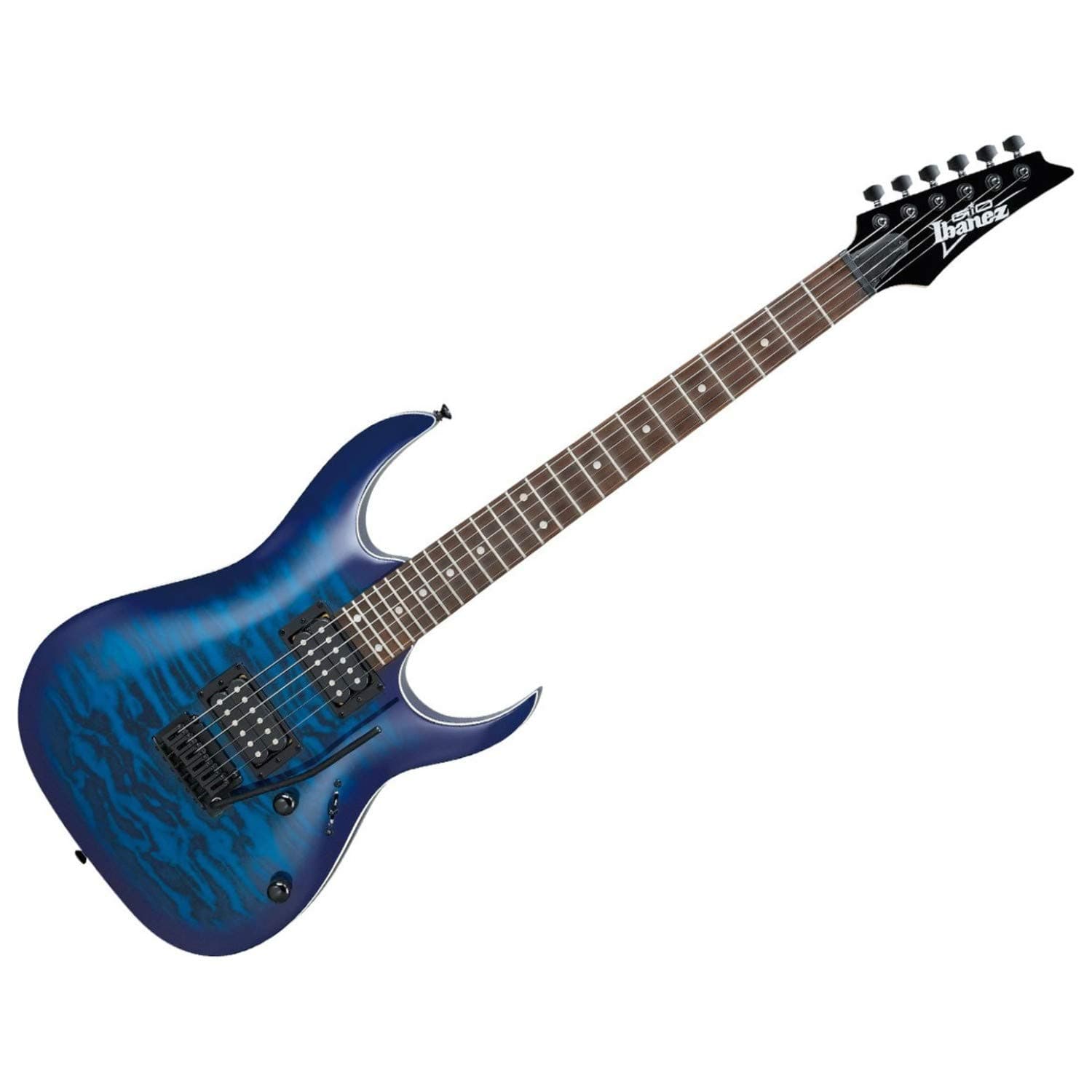 Ibanez Gio GRGA120QA - Transparent Blue Burst