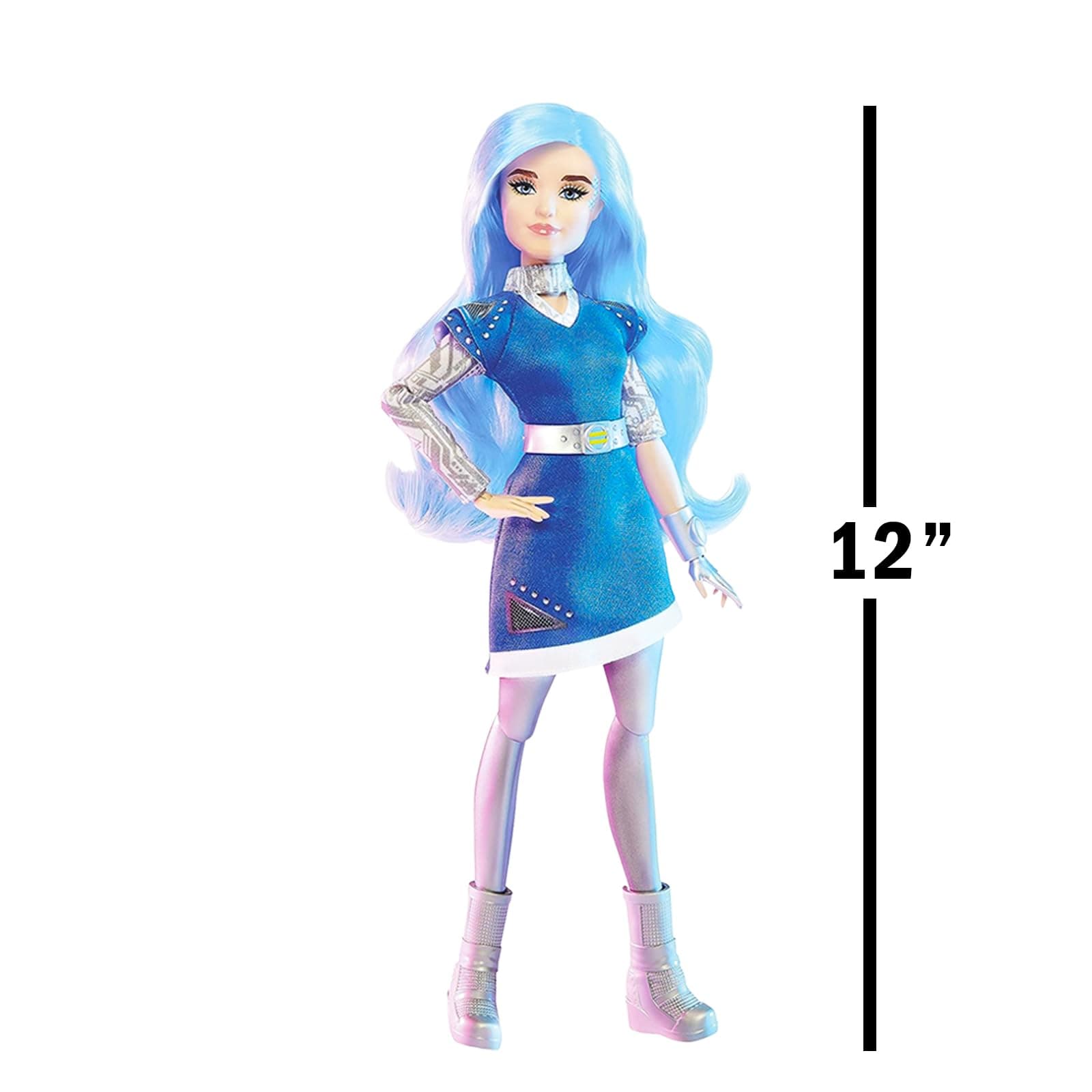 Disney Zombies Dolls Set - Bundle with 4 Disney Zombies 3 Dolls Featuring Zed, Addison, A-spen, and Willa Plus Stickers | Disney Zombies Toys