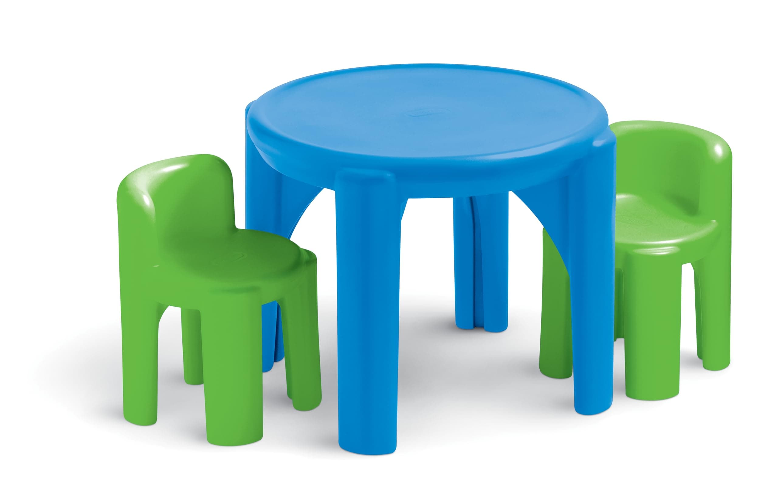 Bright 'n Bold Table & Chairs, Green/Blue, 24 x 24 x 18