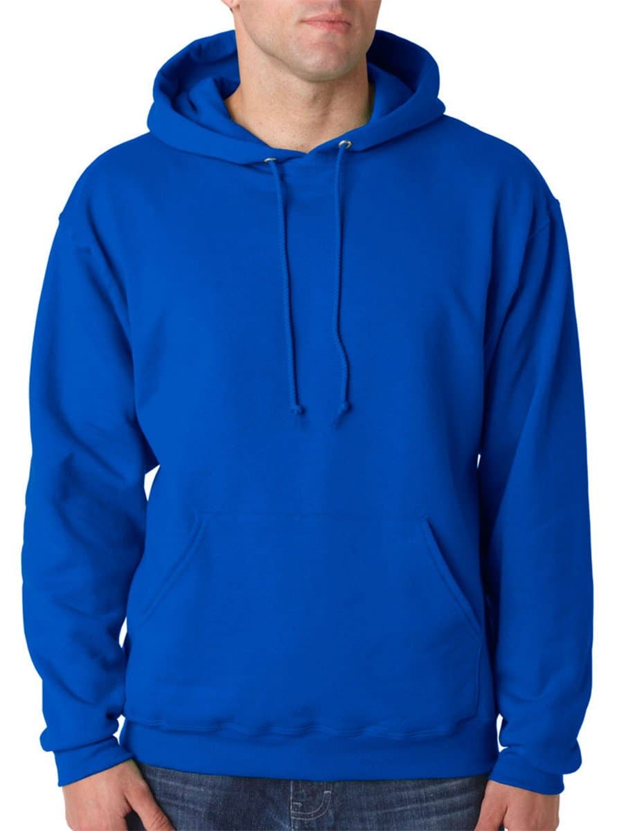 8 oz. NuBlend 50/50 Pullover Hood, Royal - Medium
