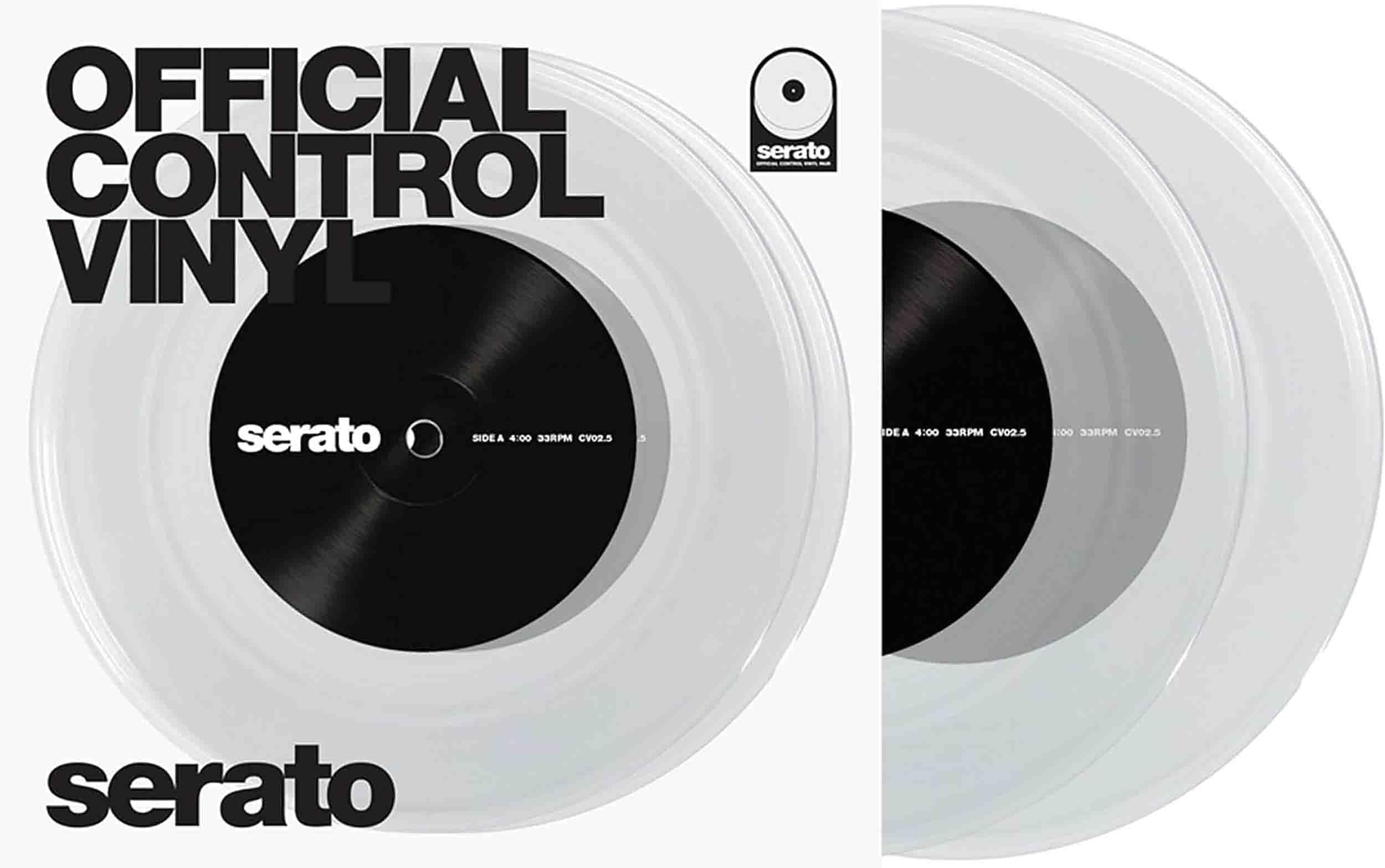 Serato 502004 10" Standard Colors Clear Pair