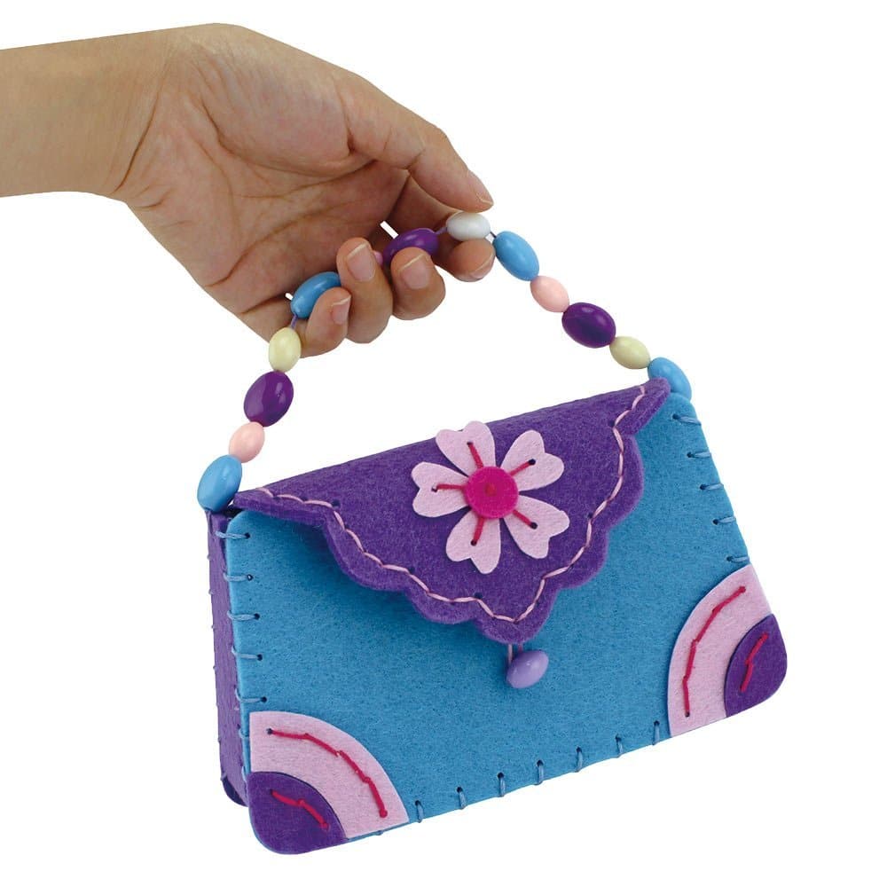 Kyo Art Kits Blue Felt Handbag Kit