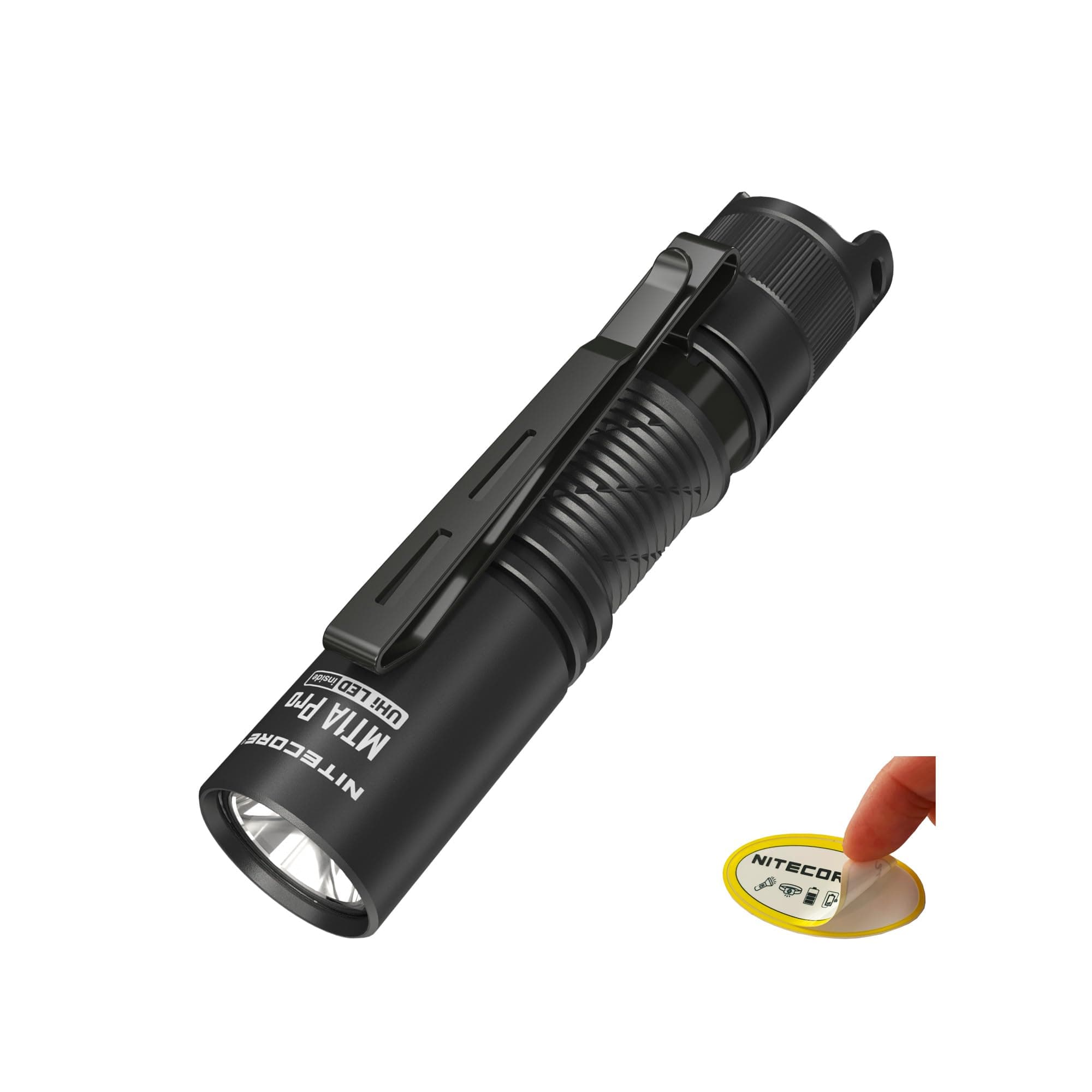 Nitecore MT1A Pro 800 Lumen EDC Torch Penlight, Compatible with 1 x AA Battery, USB-C Rechargeable Battery, Includes NitecoreS Sticker
