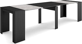 Skraut Home | Extendable Console Table | Furniture Console | 300 | for 14 People | Dining Table | Modern Style | Cement