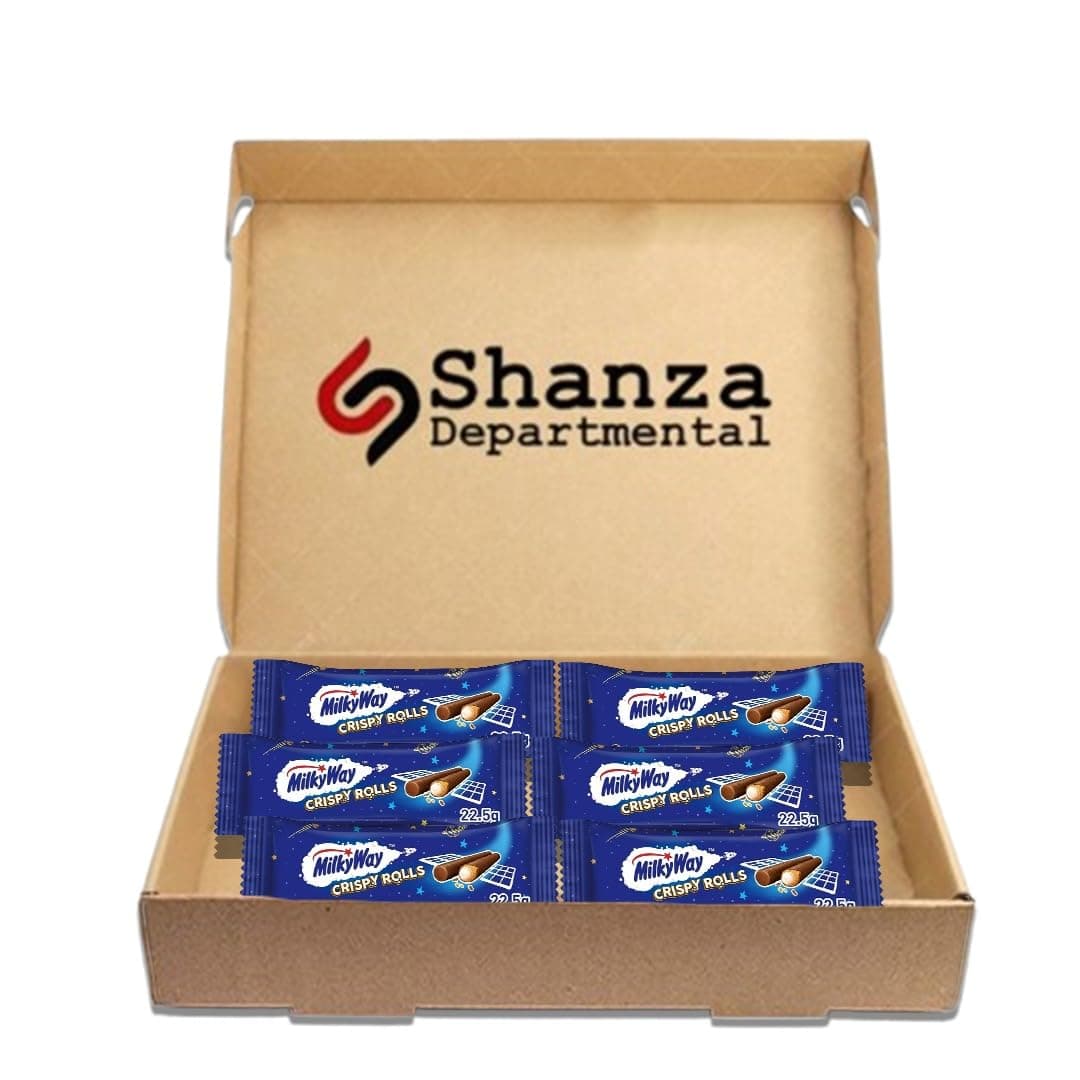 Milky Way Crispy Rolls Chocolate Bar 22.5g Pack Of (6 Bars) Fresh Stocks