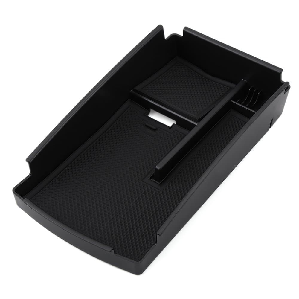 9 moon Useful Car Armrest Secondary Storage Box, Auto Glove Pallet Center Console Tray for VW CC Passat B7 MAGOTAN B6 B7L