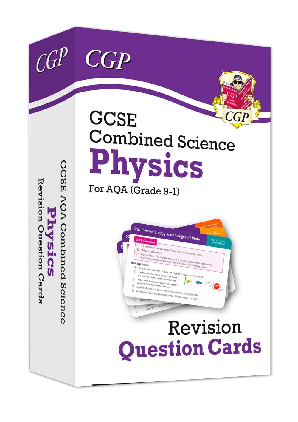 Coordination Group Publications Ltd (CGP) 9-1 GCSE Combined Science: Physics AQA Revision Question Cards