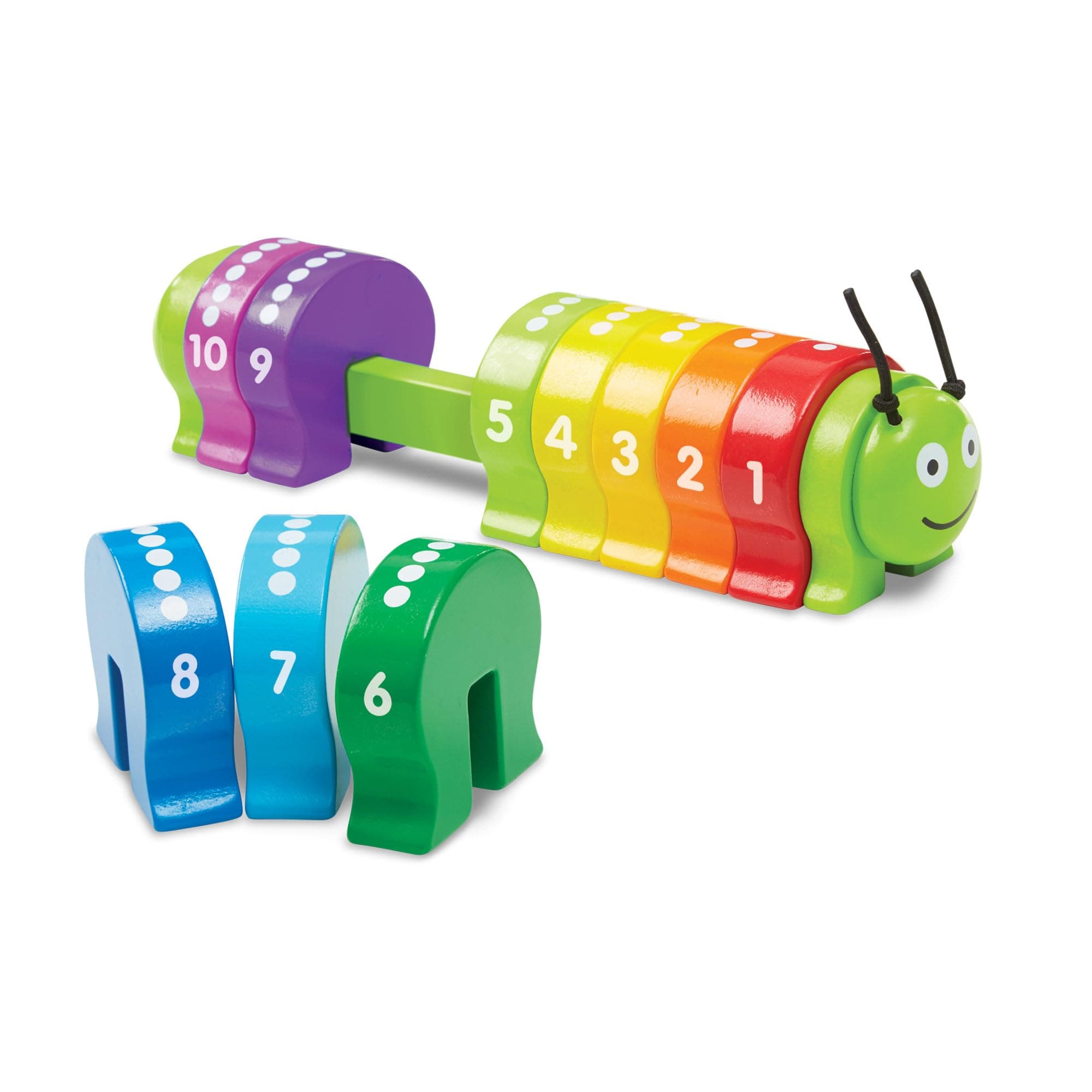 Melissa & Doug Counting Caterpillar | Developmental Toy | Motor Skills | Problem Solving | 2+ | Gift for Boy or Girl