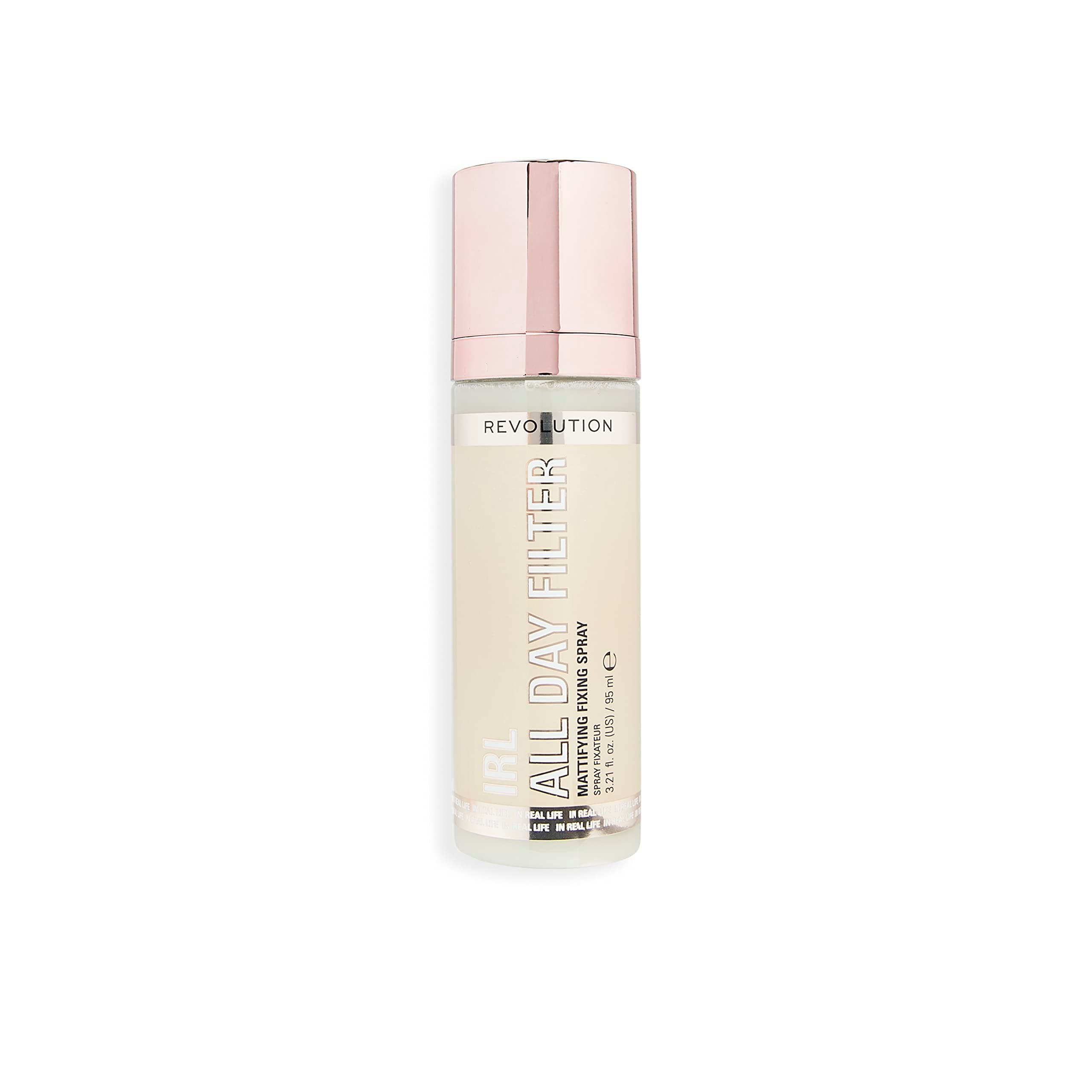 Makeup Revolution IRL All Day Filter Fixing Spray pore blurring, lightweight and longwear Perfact for Matte Makeup