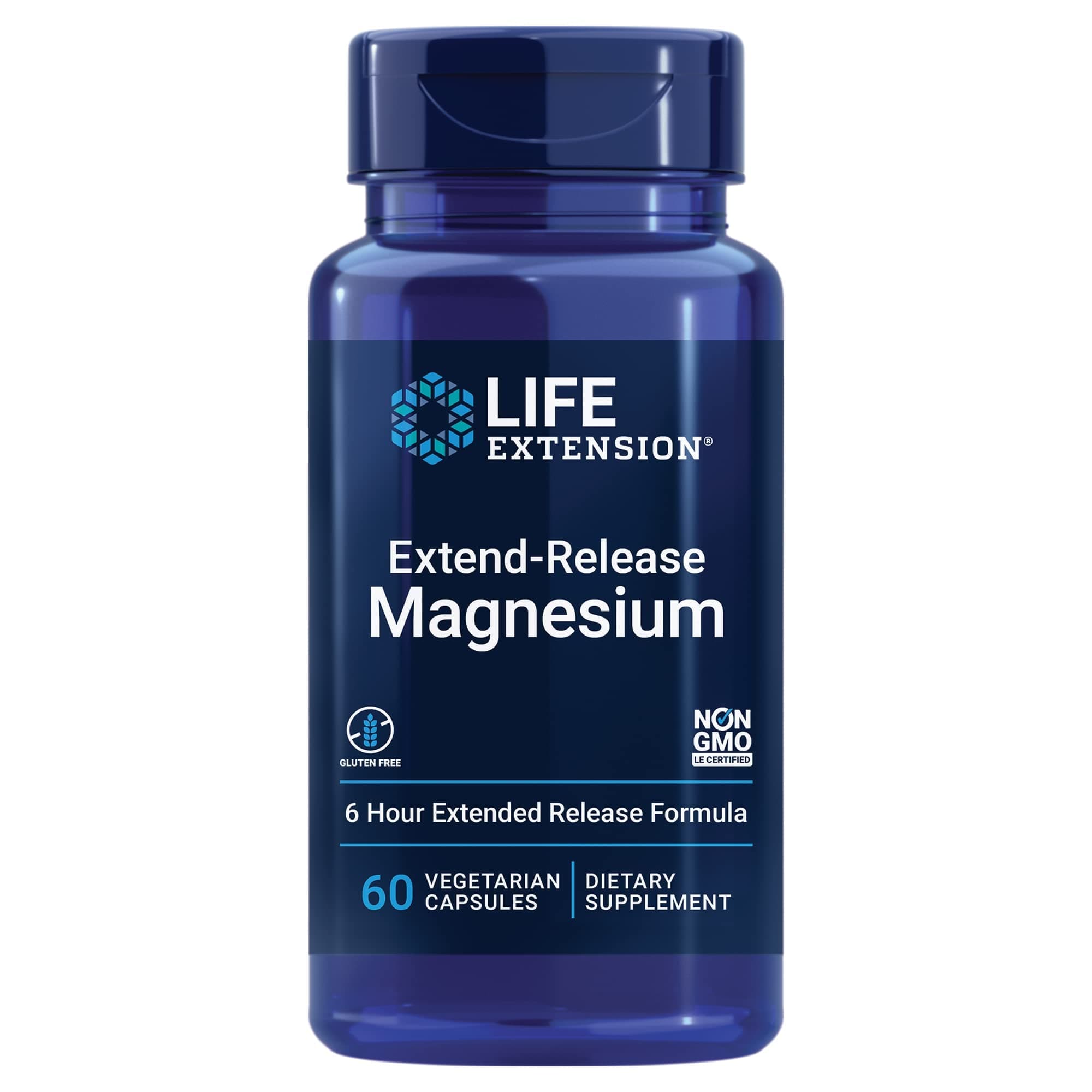 Extend-Release Magnesium, 60 Vegetarian Capsules