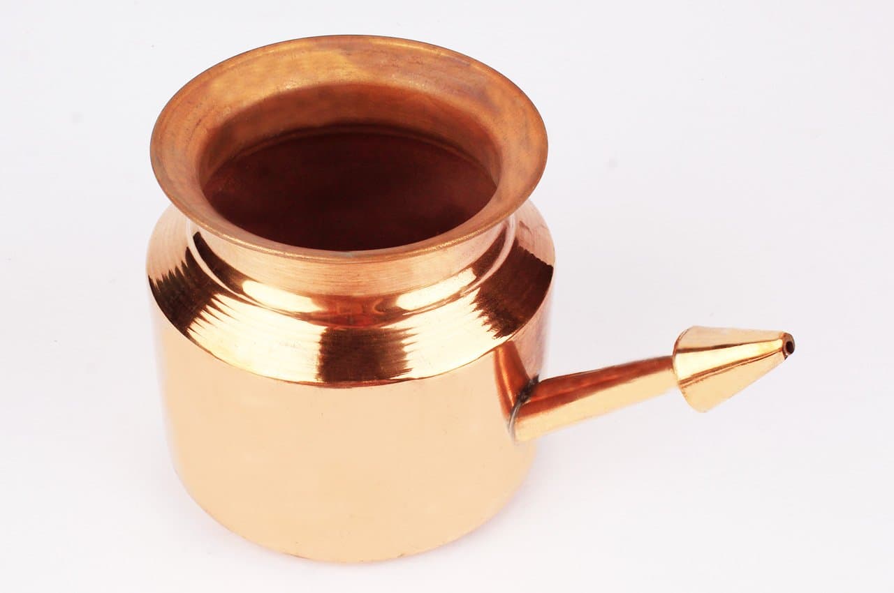 Neti Pot Copper Neelkanth Rudraksha