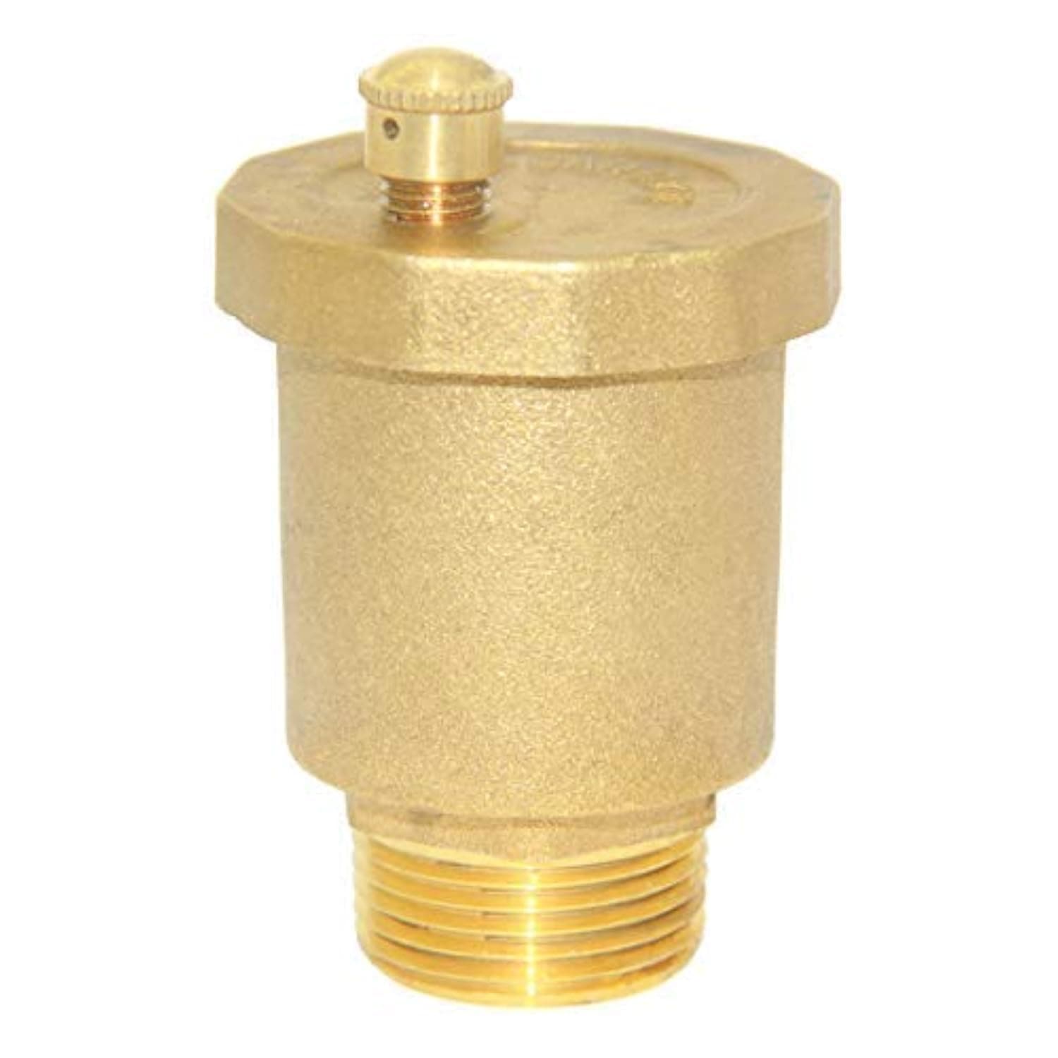 Beduan Brass 10500-VE Automatic Float Valve, 1/4" Male Thread Air Release Valve Air Bleeder Valve Vent Valve