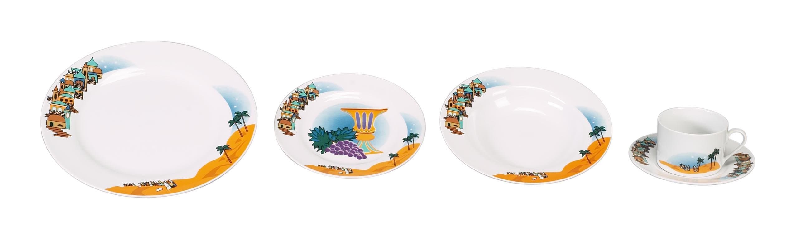 Passover Pesach Seder Complet 20 pic Porcelan Dinner Set for 8 Person.