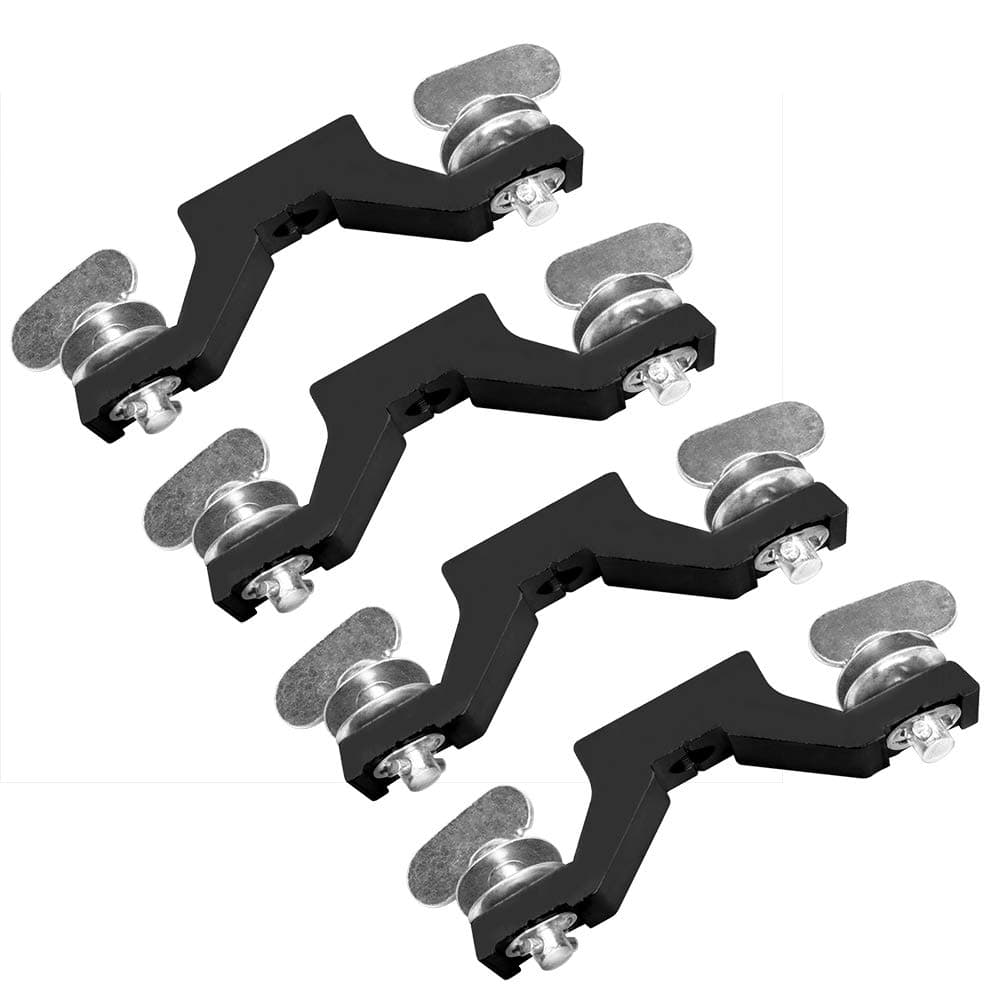 4 Pcs Moving Head Light Bridge Truss Clamp, Mounting Spacing 5-1/2", Fast-Lock Connector Bracket, Max Load 330lbs