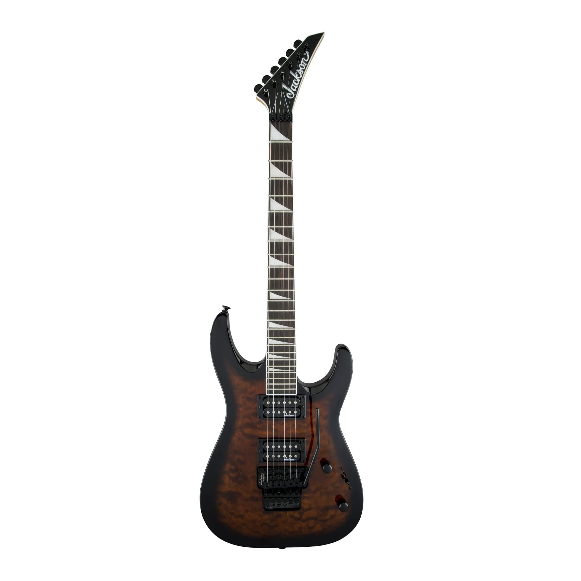 JacksonJS Series Dinky JS32Q - Dark Sunburst with Amaranth Fingerboard