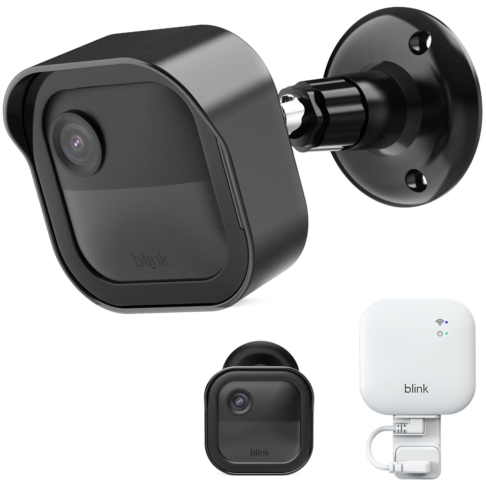 Blink Outdoor 4th Gen Camera Mount, 1 Pack Weatherproof Protective Cover and 360 Degrees Adjustable Mounting with Sync Module Mount for Blink Module