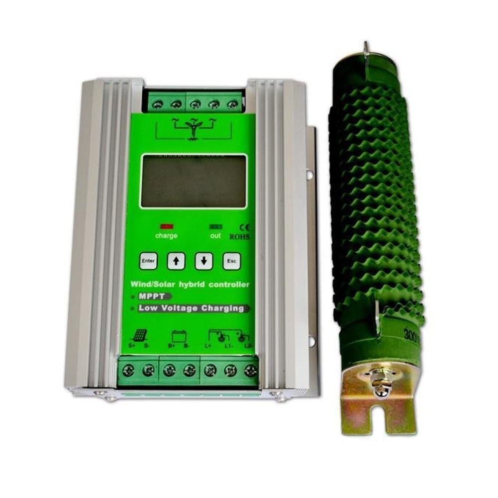 ENZPOWER 1000W Wind Turbine Solar Charge Controller Hybrid Controller 600W Wind and 400W Solar Panel 12V/24V Auto Distinguish