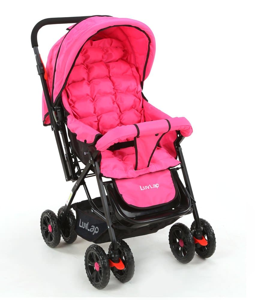 LuvLap Blossom Baby Stroller - Pink