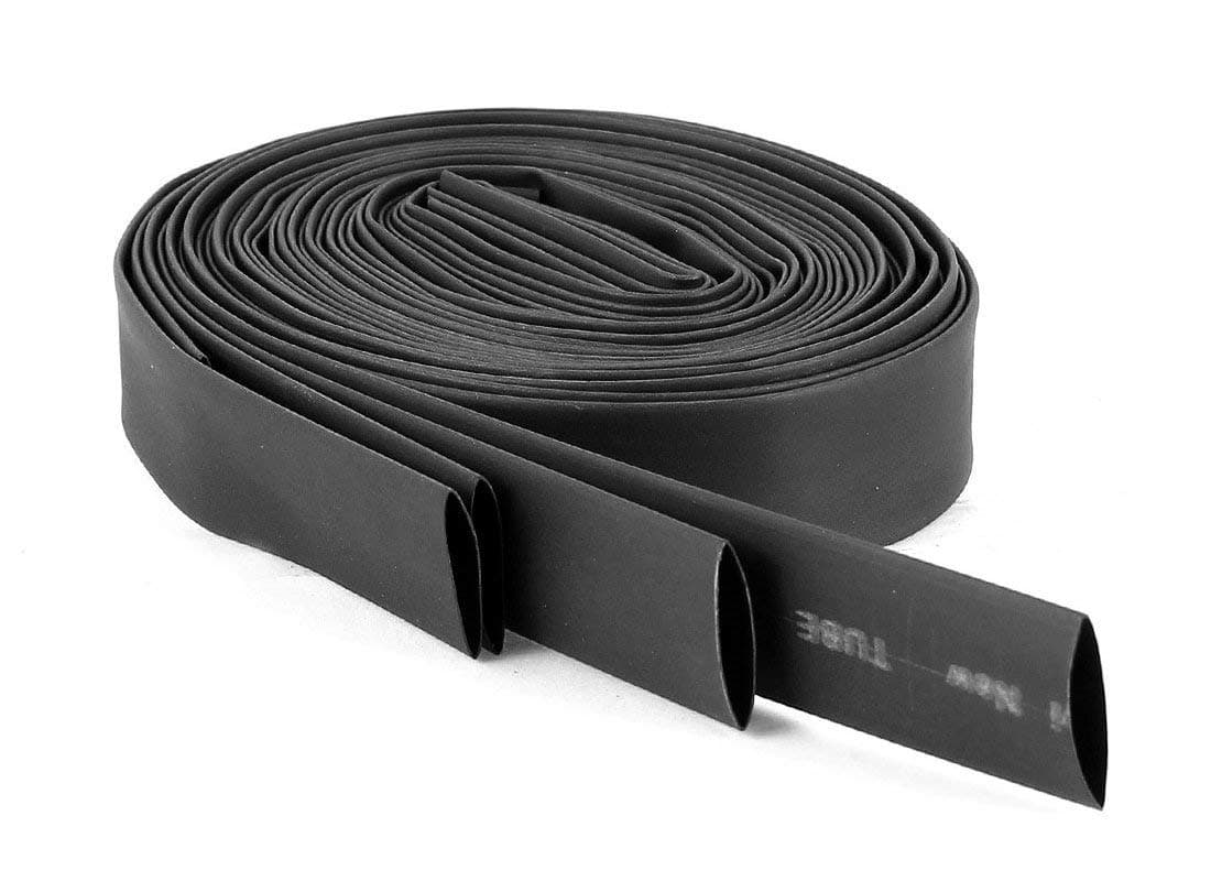 Easy Electronics Polyolefin Heat Shrink-Tube Sleeve (5 meter, 10 mm, Black)