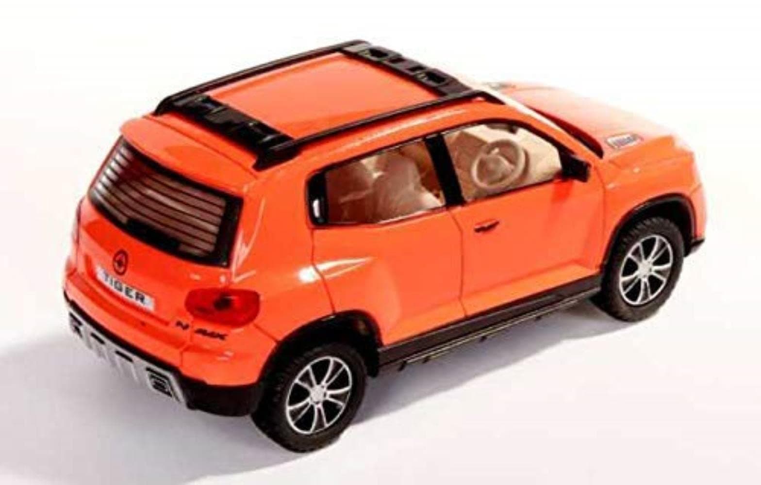 Toys Plastic Tiger Suv Pull Back Car (Multicolour), Kid