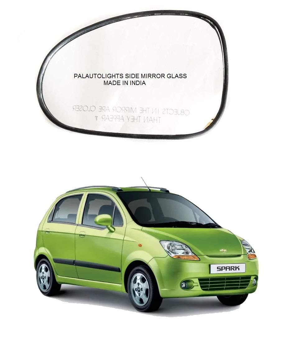 PALAUTOLIGHTS Spark Left Side Mirror Convex Curved Glass/Side Glass-Left/Passenger Side