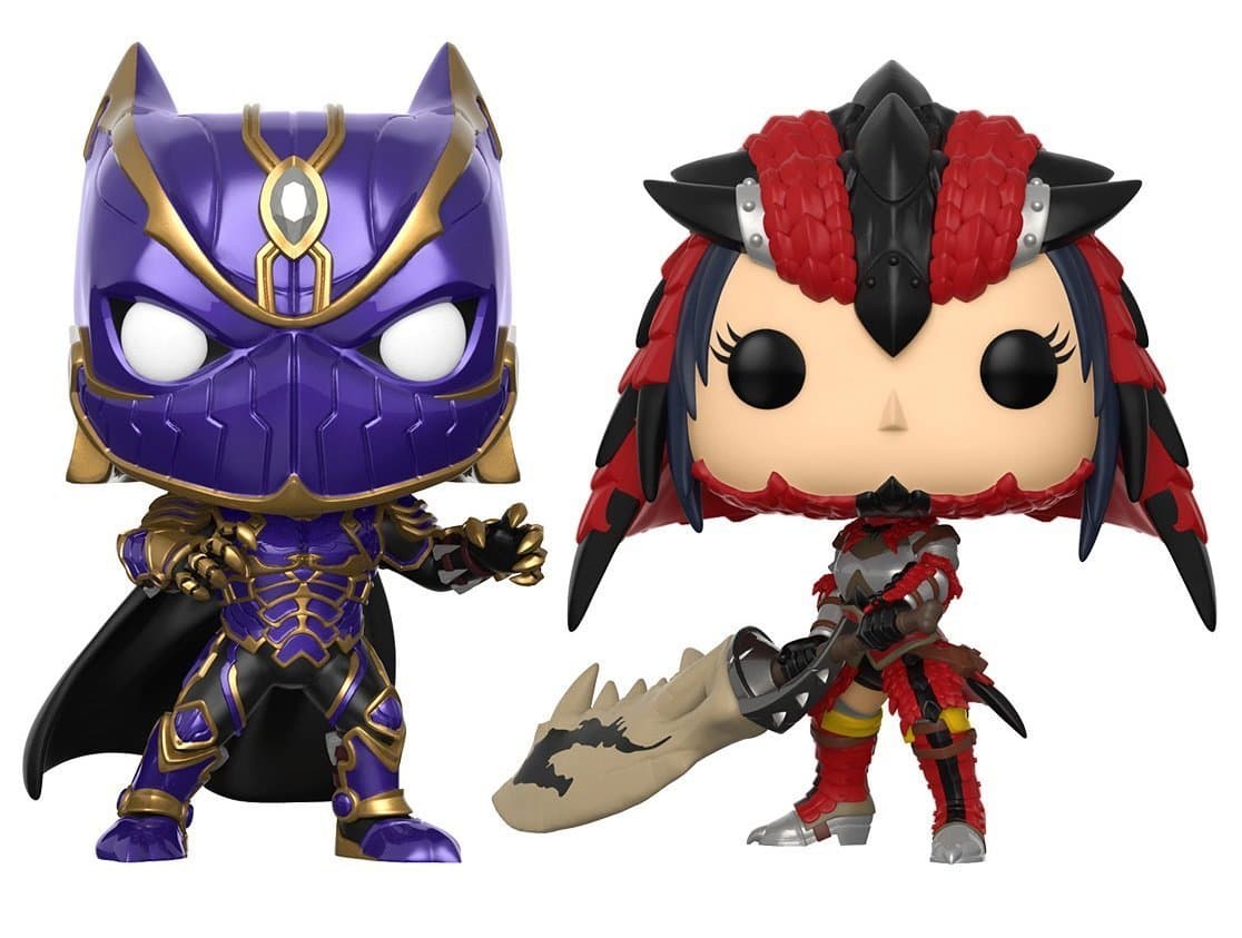 Funko Pop! Games: Marvel Vs Capcom - Black Panther vs Monster Hunter Collectible Figure