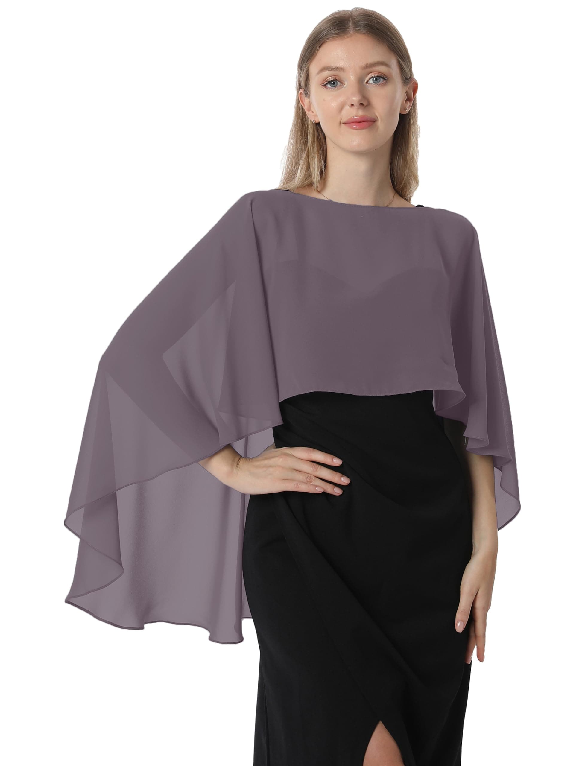 womens Chiffon Cape001 Pashmina Shawl