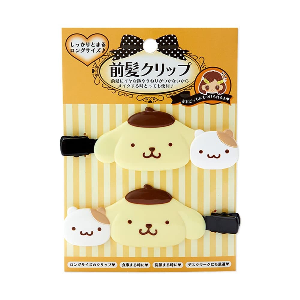 Sanrio 876241 Pom Pom Pudding Long Bangs Clip