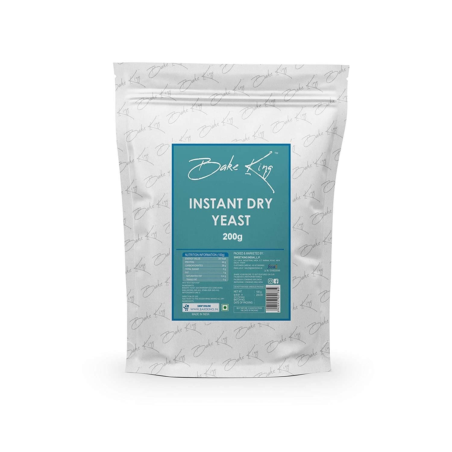Instant Active Dry Yeast Powder 200gm