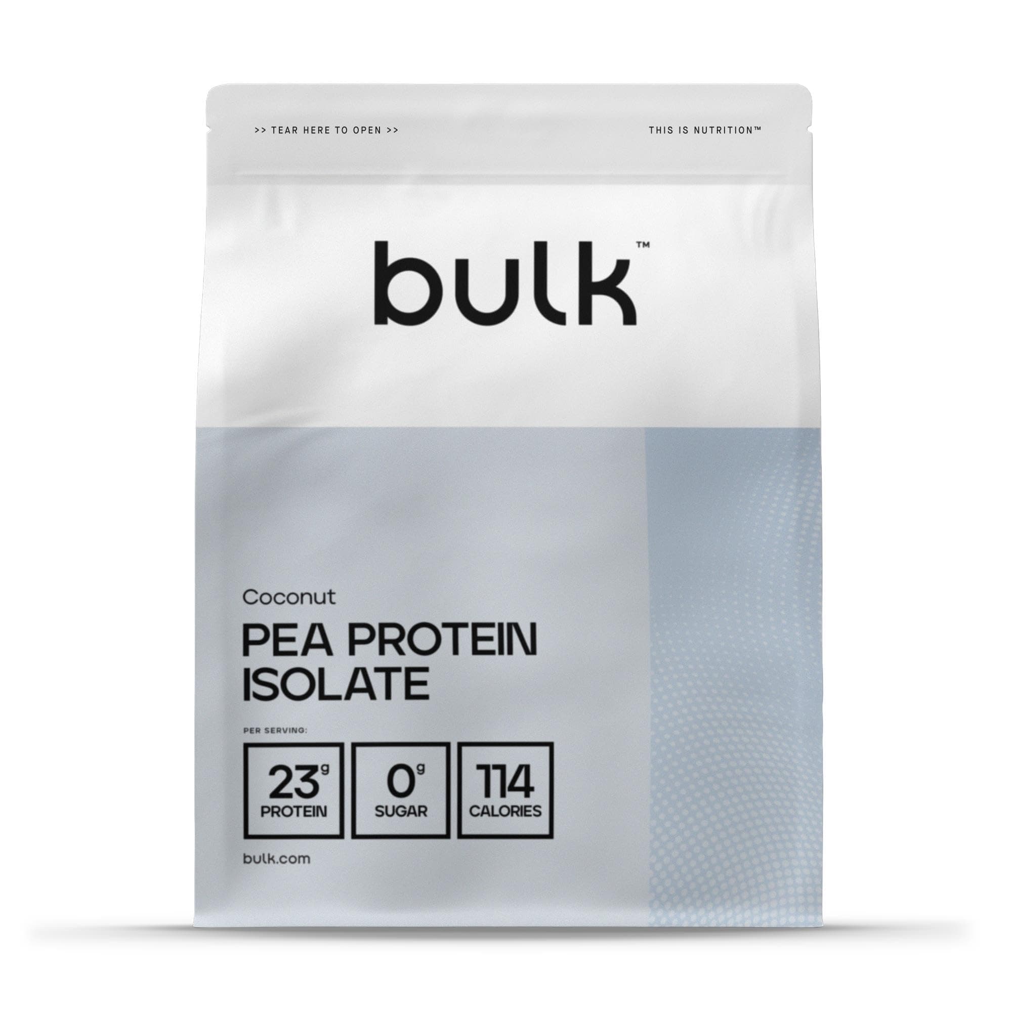 Pea Protein Isolate Powder, Vegan Protein Shake, Coconut, 1 kg