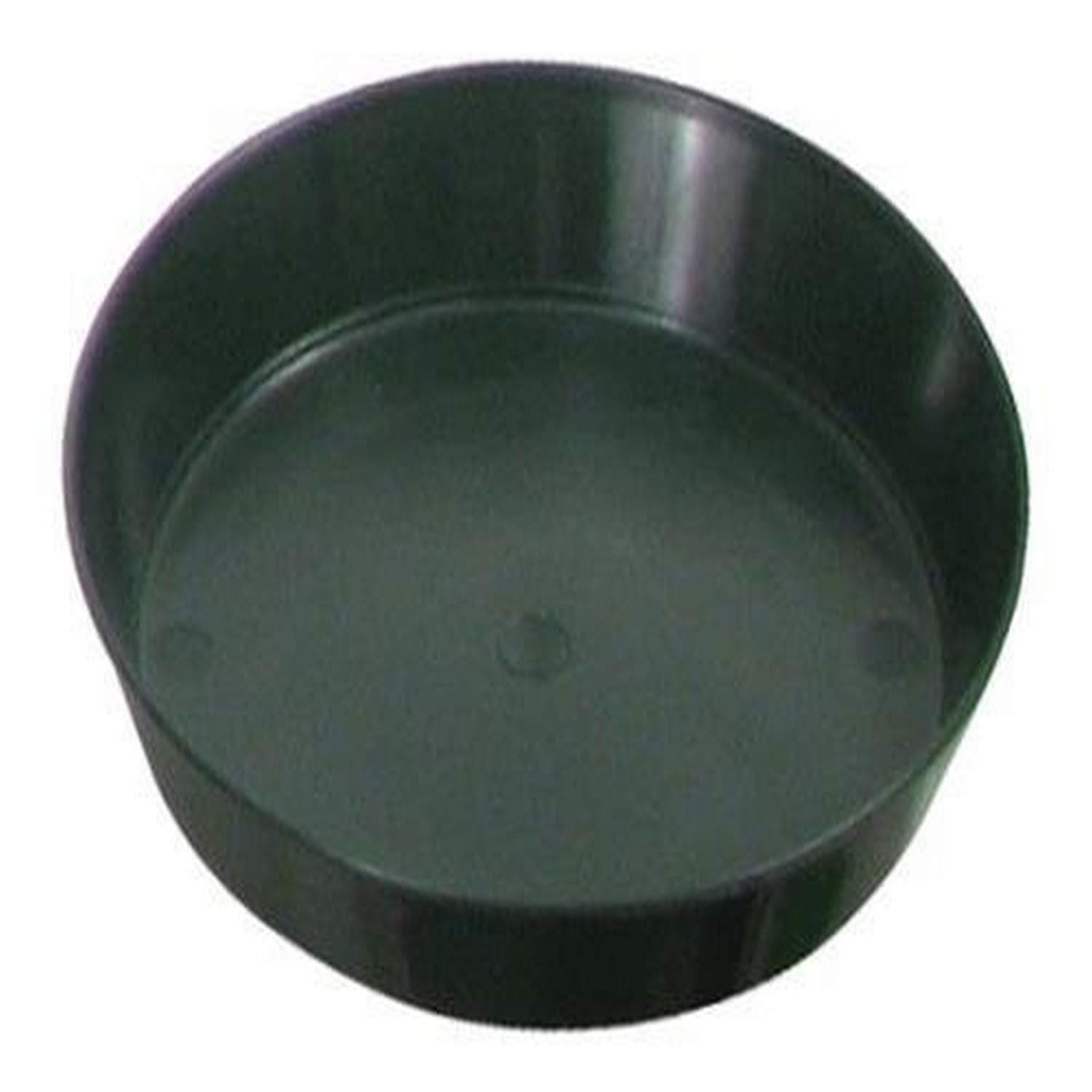 Green Premium Plastic Saucer 6-Inch, 8-Pack