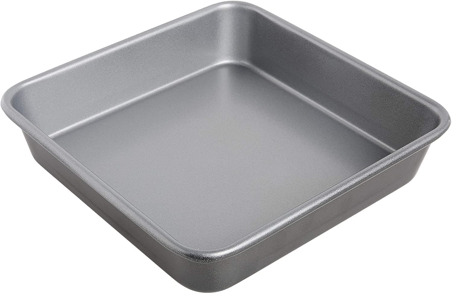 9-Inch Chef's Classic Nonstick Bakeware Square Cake Pan, Silver