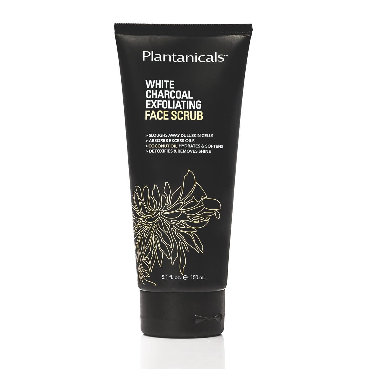 Plantanicals White Charcoal Exfoliating Face Scrub