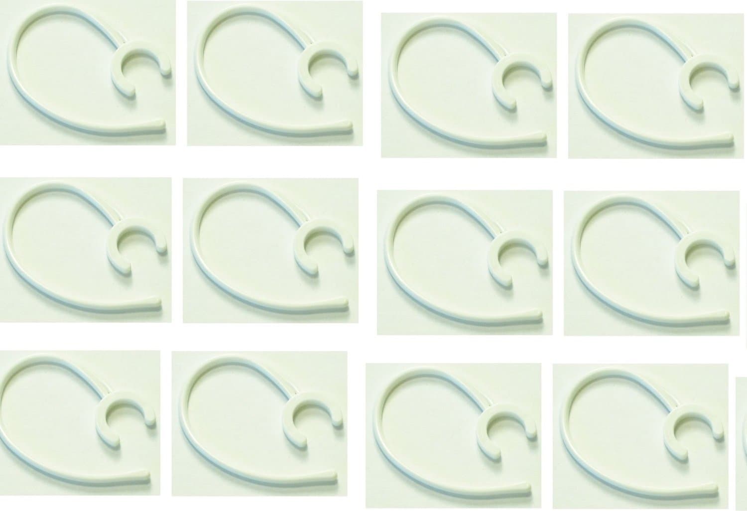 GadgetBRAT samsung hm1900 12 Replacement Ear Hook Compatible with Samsung for Bluetooth Headsets Plus Raspberry (White)