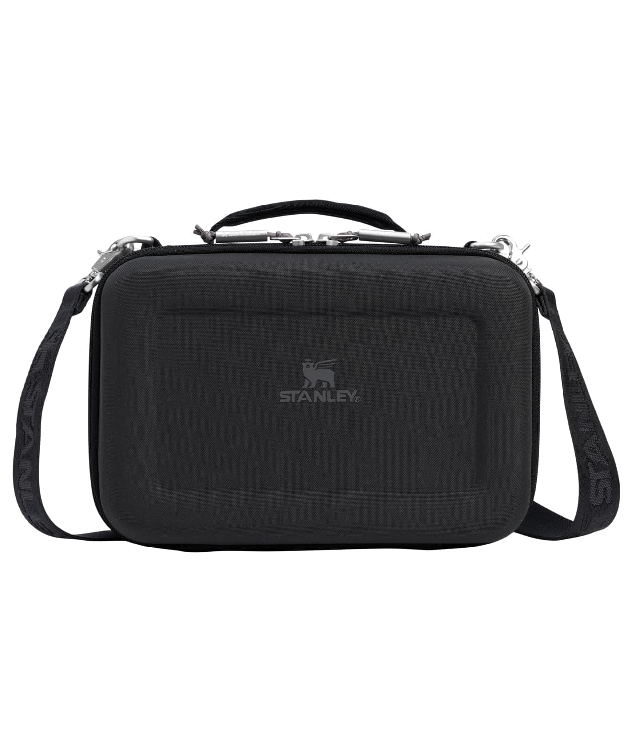 All Day Mini Lunch Box | 4.2-quart | EVA Insulated Lunch Bag | Crush Resistant | Adjustable Strap | BPA-Free | Black