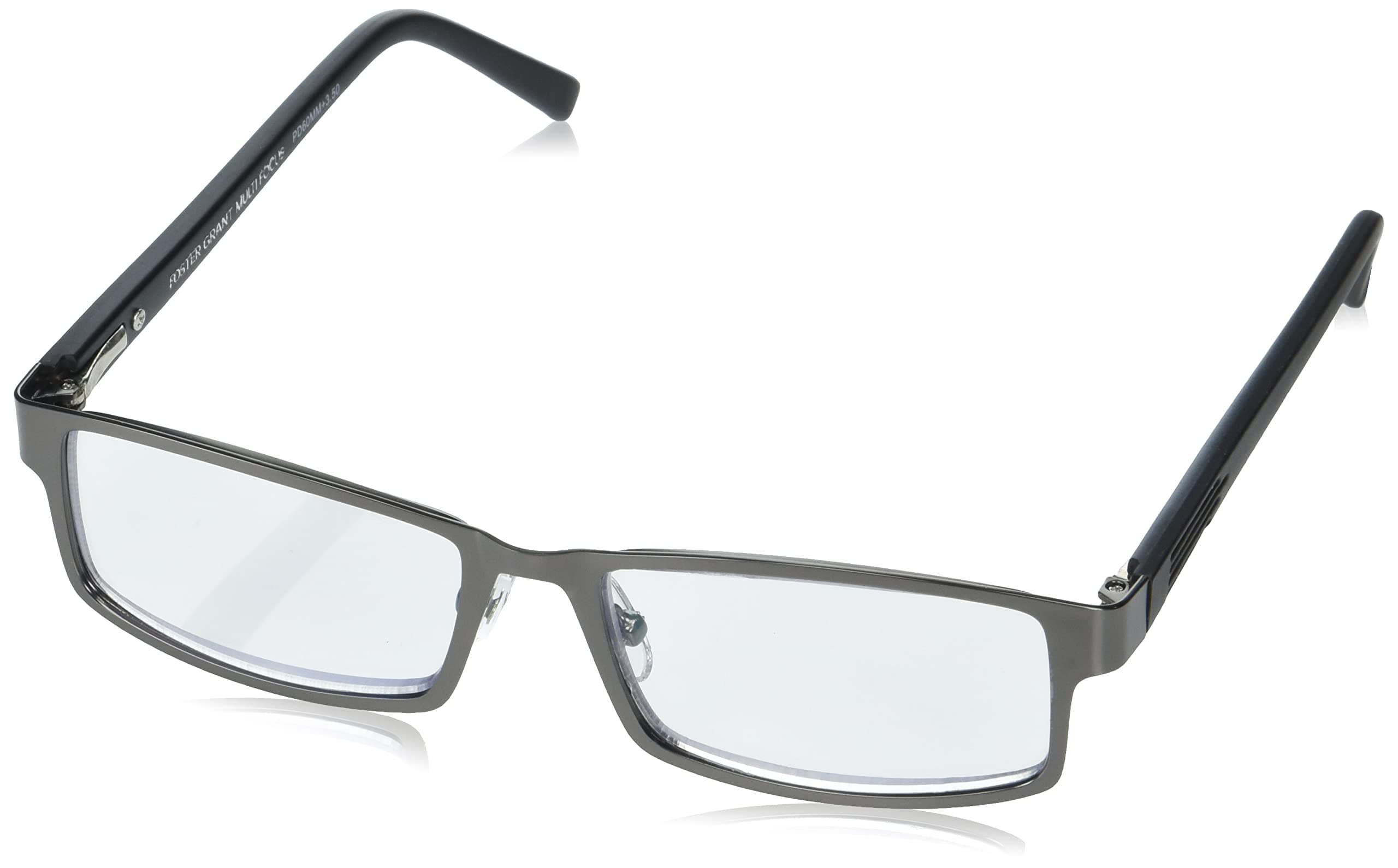 Foster Grant mens Sawyer Multifocus Reading Glasses Rectangular Reading Glasses