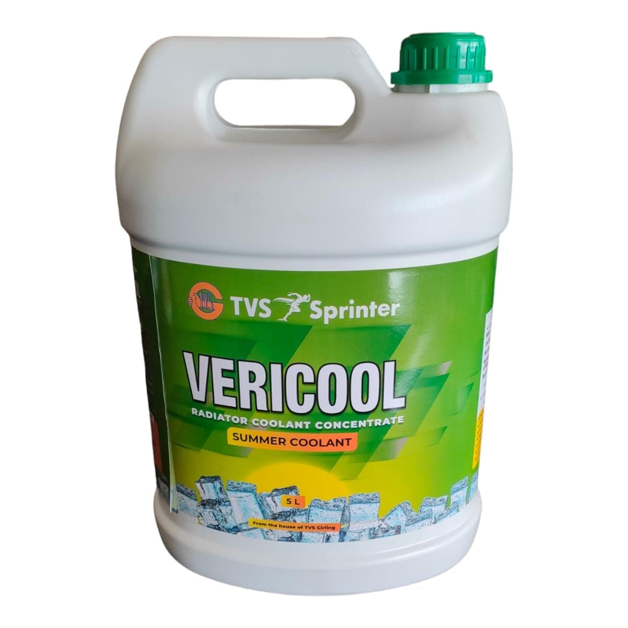 TVS Sprinter Vericool Concentrate Coolant (Green) (5 Ltr - 2 Nos)