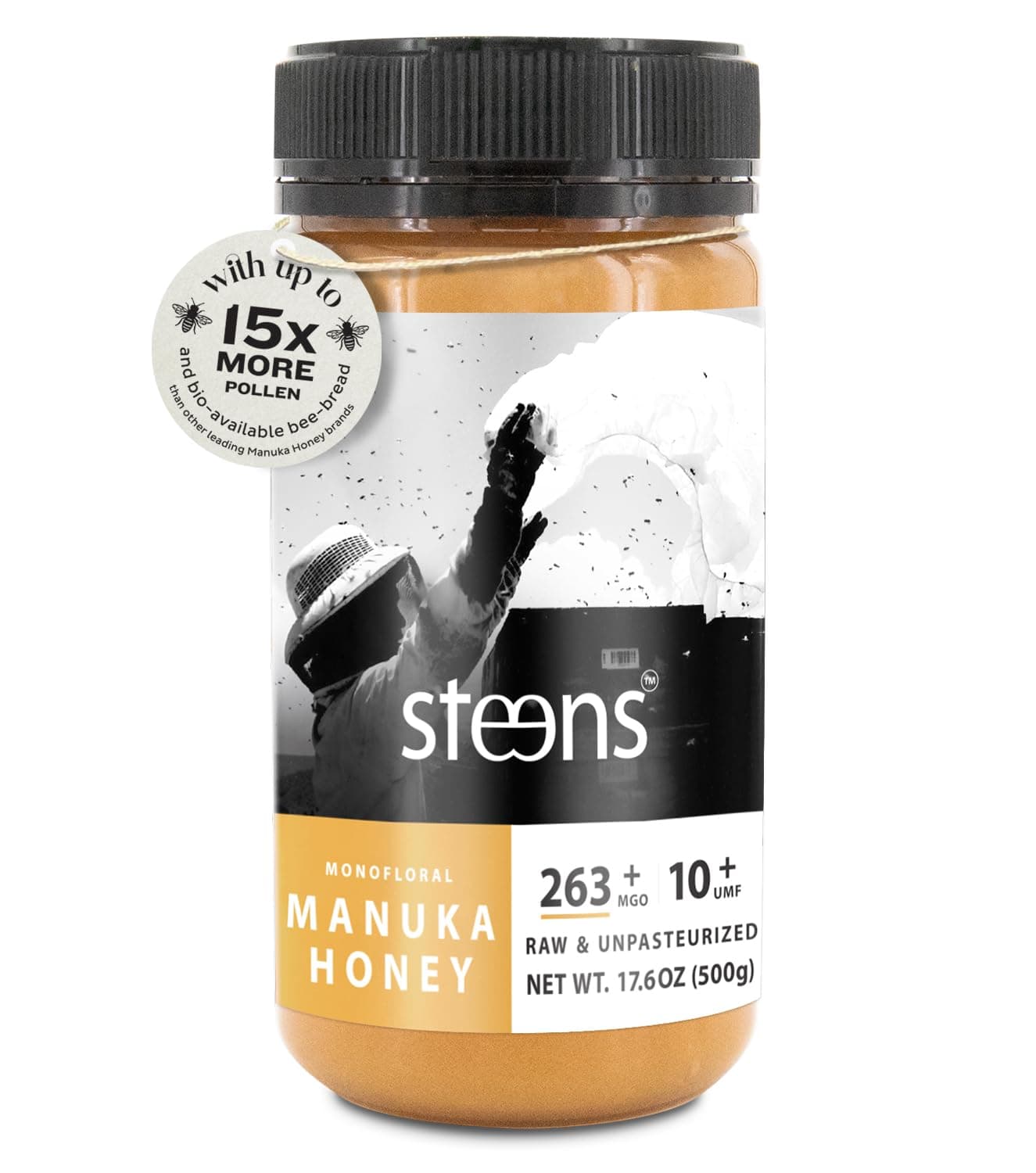 Steens Beekeeper 10+ Active Manuka Honey 500g