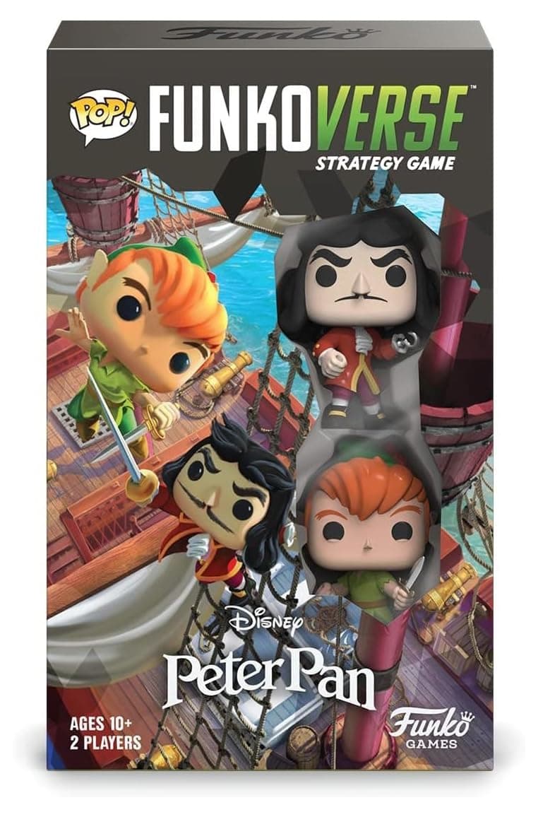 Funko - Funkoverse: Peter Pan 100 2-pack - Marvel Comics - Light Strategy Board Game for Children & Adults (Ages 10+) - 2-4 Players - Collectable Vinyl Figure - Gift Idea
