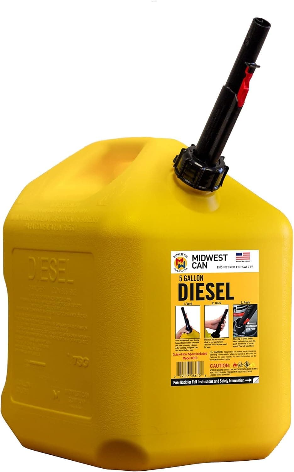 8600 Diesel Can - 5 Gallon Capacity