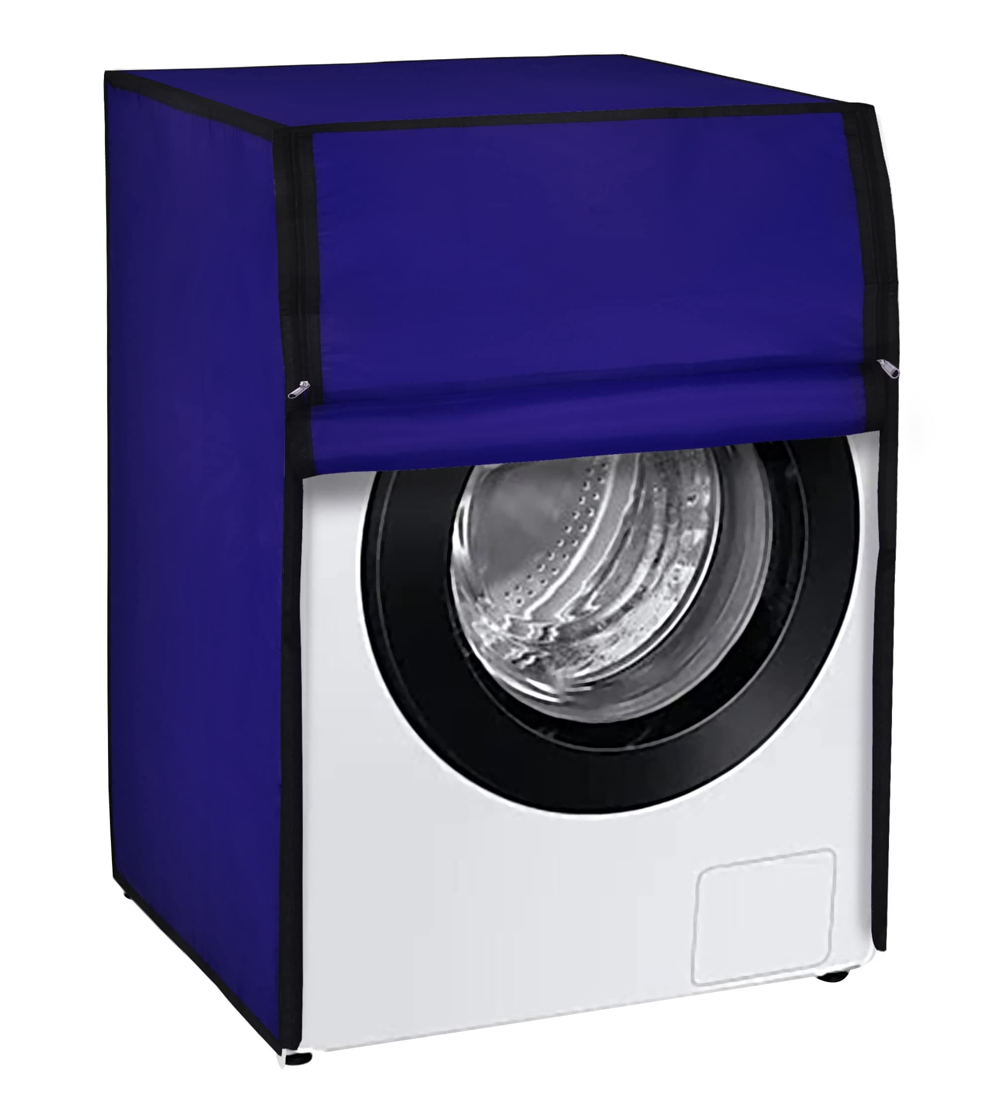 Amazon Brand - Umi. Front Load Washing Machine Cover Suitable for LG 8.5 kg, 9 kg, 9.5 kg, 10 kg, 10.5 kg, 11 kg, 11.5 kg, 12 kg (Ink Blue, 72cms X 63cms X 81cms)